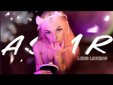 Soly ASMR | LENS LICKING - LICKING 3DIO - MOUTH SOUND - EATING EARS | #asmr #pov #3dio