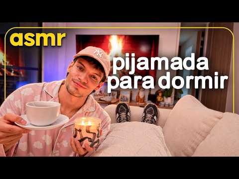 ASMR PIJAMADA EN MI CASA para DORMIR EN MINUTOS 😴 Atención Personal.