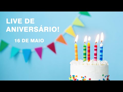 ASMR LIVE DE ANIVERSÁRIO DO CANAL!