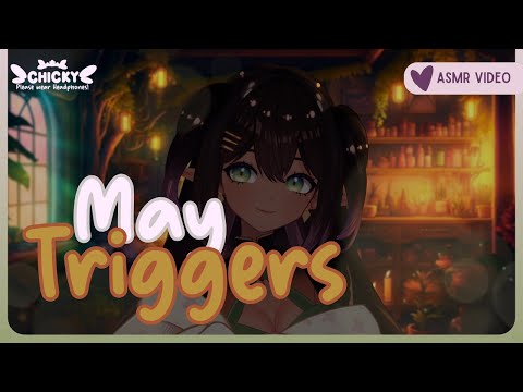 May Time Top Triggers🌙 #asmr #softwhispers - DaChickTries