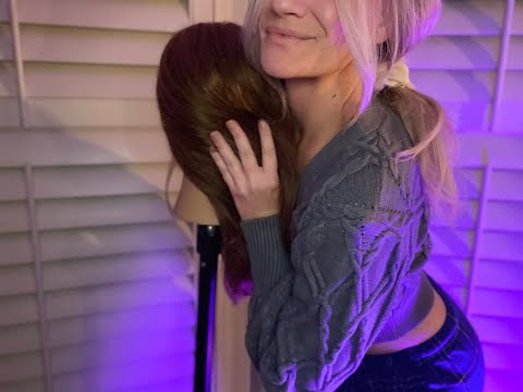 ASMR Hair Play - Scalp scratching, Combing, Massage (No talking)