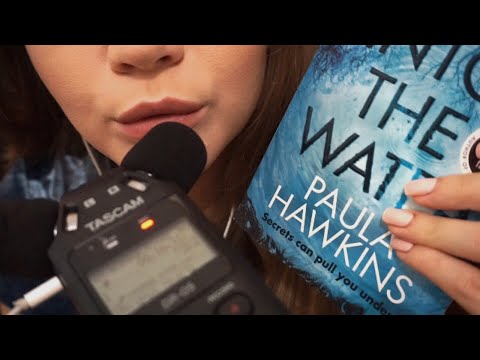 ASMR | Reading Inaudible, Unintelligible | Hand Movements | Binaural | UpClose