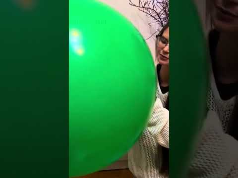 Gigant Green Balloon! 36INCH #balloon #asmr #gigante