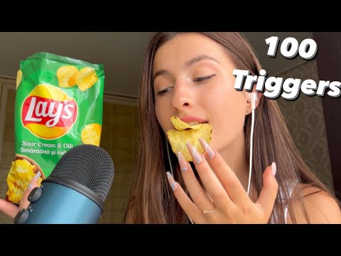 Asmr 100 triggers 1 minute