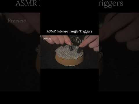 Did you feel a tingling sensation with these?🩵 #notalkingasmr #triggersforsleep #asmr