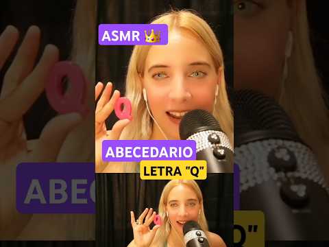 ASMR ABECEDARIO LETRA "Q" #ASMR #asmr #asmrespañol #asmrargentina #relax #dormirbien #abecedario