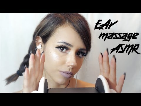 ASMR - headphones, ear massage, tapping PART 2 ( ^_^ )