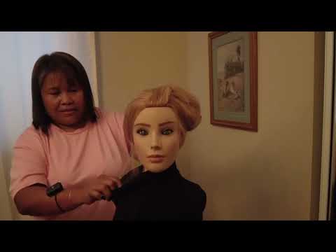 Elegant Hairdo | ASMR | Hairstyle - Hairstyling - Perfectionist - Adjustment - Finishing Touches