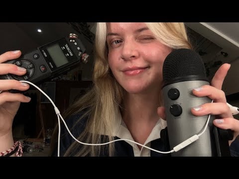 ASMR | Mouth Sounds with 4 Different Mics!!
