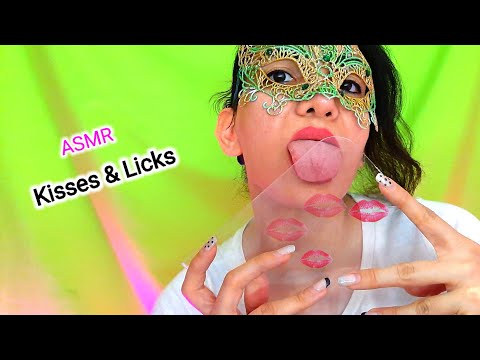 ASMR: Mesmerizing ASMR Girl Gently Kisses and Licks Glass for Tingles | Asmr glass kisses