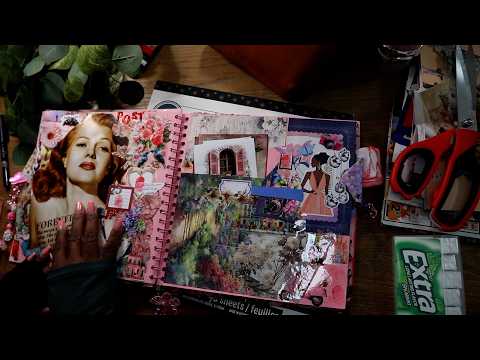When I Sleep February Scrapbooking Art Journaling 22 ASMR Chewing Gum
