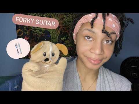 ASMR - Forky guitar Song (Jordan and Marina)
