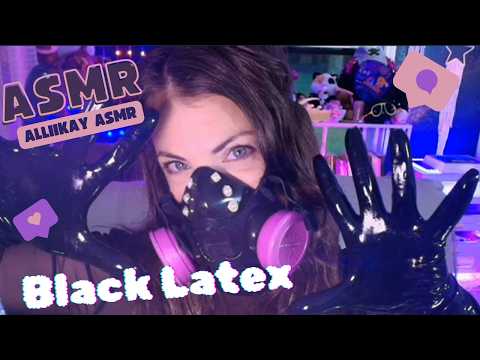 ASMR Black Latex and Mask