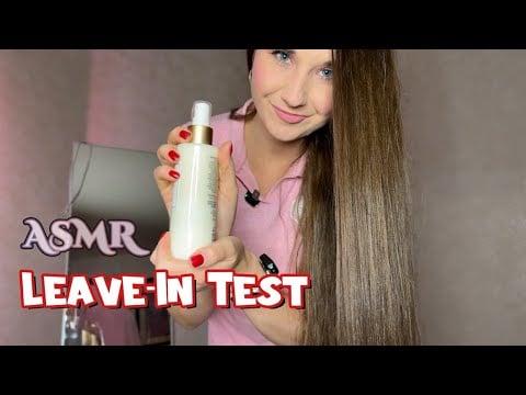 ASMR Long Hair & Soft Brushing Testing New Leave-In Conditioner