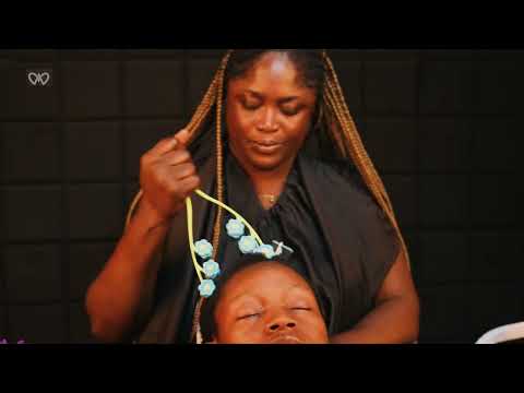ASMR  a relaxing deep head massage for relaxing sleep 