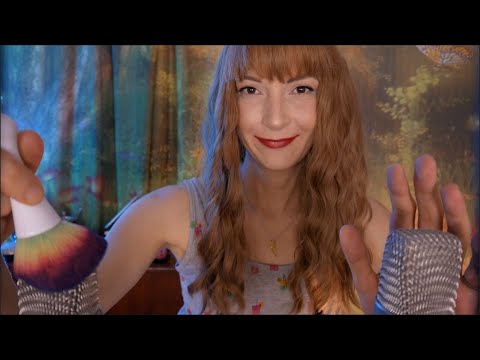 ASMR Ausgiebiges Mic Brushing ❤️ geflüsterter Ear-To-Ear Ramble {deutsch whisper}