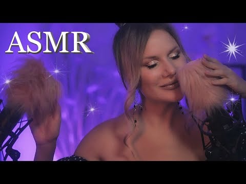 ASMR 💜 The Softest Ear-to-Ear Whispering and Fluffy Mics Scratching - White Noise for Deep Sleep 😴
