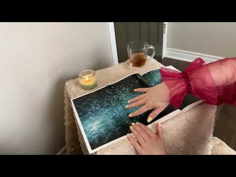 ASMR~~~~Lo-FI~~~~ Magazine flipping