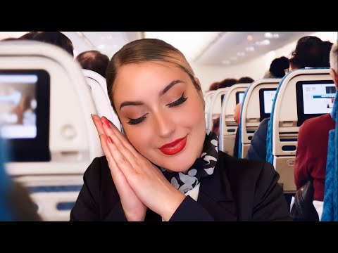 ASMR Deutsch✈️First Class Flug Stewardess kümmert sich um dich Flugbegleitung Roleplay 2/6Traumreise