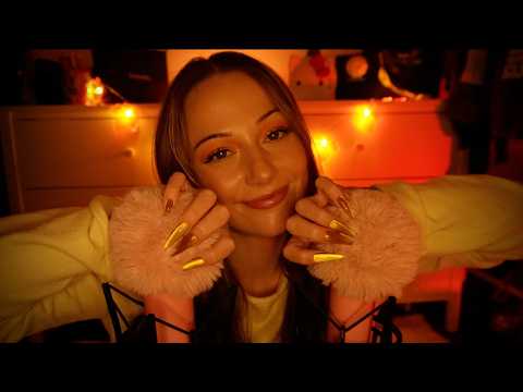 ASMR clear and crispy mic scratching ✨🎀 ((foam, bare, fluffy))