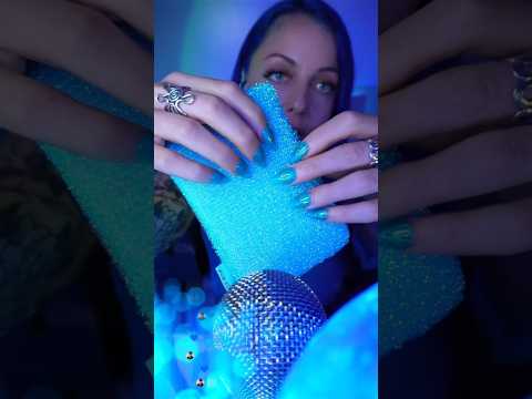 Sparkle Sponge ASMR 🫠💙💤 #asmr #asmrsounds #asmrvideo