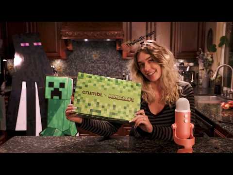 ♡ i tried EVERY Minecraft X Crumbl Cookie 🍪⛏️ASMR ♡