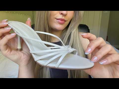ASMR tapping & scratching on shoes!👢(heels, boots, sneakers)
