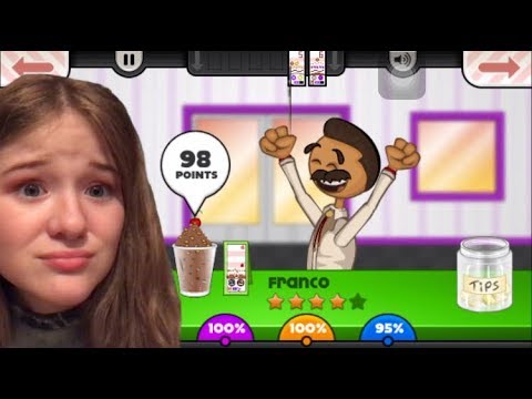 ASMR playing Papa’s Freezeria