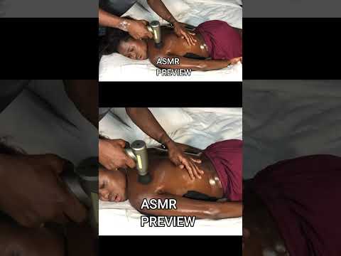 ASMR INTENSE FULL BODY & THIGHS MASSAGE WITH MASSAGE GUN VIBRATOR
