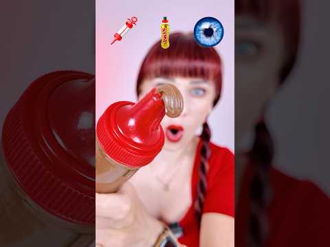 Emoji Chocolate Eating, Drink, Spread, Eyeball #shorts