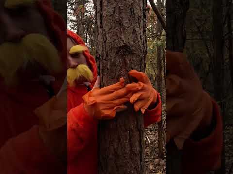 ASMR Lorax | Giving a Tree a Massage #asmr #halloween