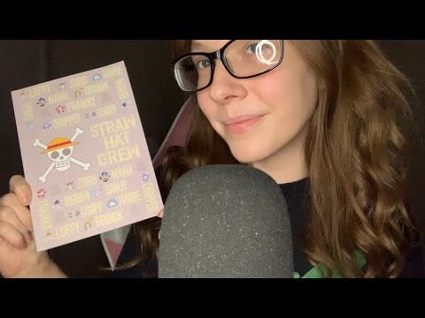 ASMR Tapping On A One Piece Notebook (No Talking)