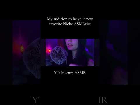 My Audition to be your new favorite Niche ASMRtist #visualtingle #tingles #livestream #relax