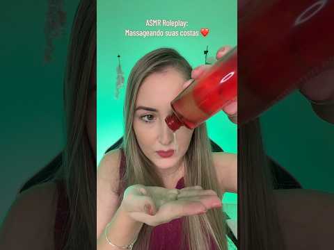 ASMR Roleplay | Atenção Pessoal: Massageando suas costas ❤️