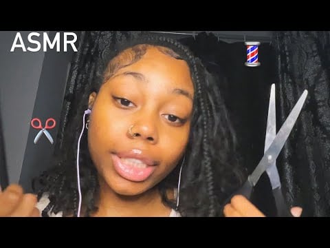 ASMR| Unprofessional Hairstylist Does Your Haircut Roleplay✂️💈😅 + Tingles✨