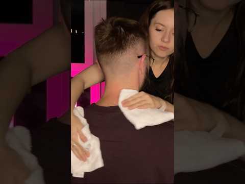 ASMR Double Towel Massage That Feels Like Heaven 😌 #relax #massage