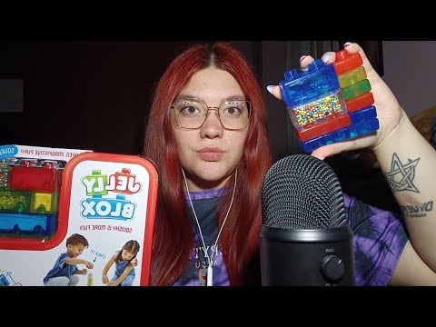JELLY BLOX (Relaxing Sounds, Sticky, Squishy, Crunchy) 😴💜 | ASMR ITA