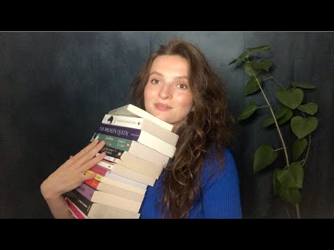 ASMR HUGE BOOK HAUL | Binaural | Blurb Reading | Book Tapping | Soft Spoken & Whisper