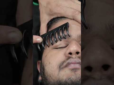 ASMR Comb Massage And Head Scratching For Deep Sleep #shorts