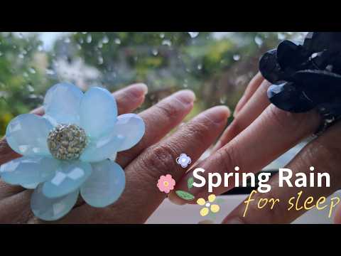 ASMR 1 HOUR NATURE SOUNDS & LAYERED HAND MOVEMENTS FOR SLEEP (Rain, Downpours, Thunder, Birds) ⛈️🐦