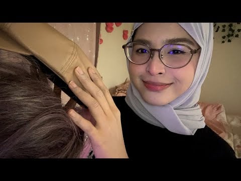 【ASMR】 bestie helps fix your messy hair ⋆˚✿˖° (bahasa malaysia)