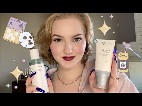 ASMR| Korean Skincare Haul 🫧🧴🎀