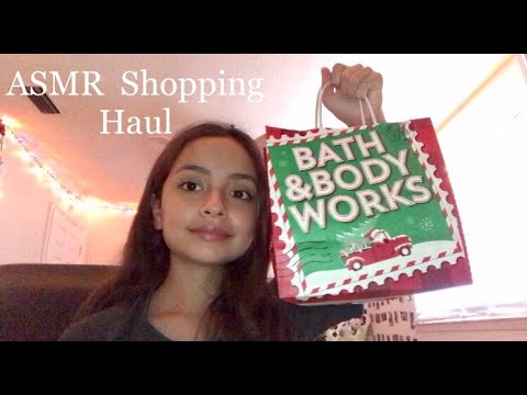 ASMR Shopping Haul! 🎄