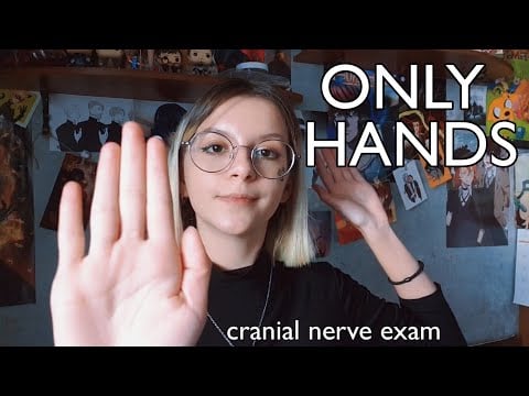 ASMR | Cranial Nerve Exam | only hands