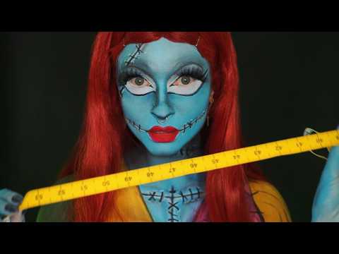 ASMR Measuring & Sewing you up!  with Sally | The Nightmare Before Christmas