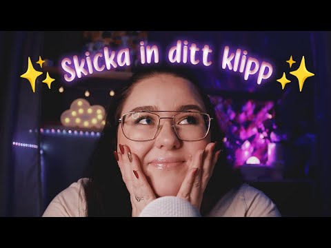 Skicka in klipp till 2023 första "Mina följare gör ASMR" video ♥