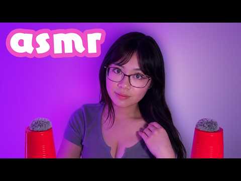 ASMR Fluffy Mic Triggers + Whisper Ramble | Tapping, scratching, smoothing, etc