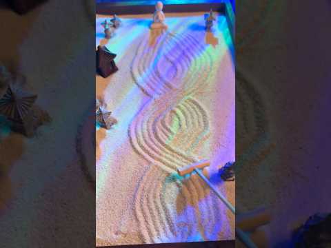:🌿✨ Relaxamento puro com o som suave do meu zen garden 🌱✨#ASMR #ZenGarden #Relax #SomDePaz #Foco