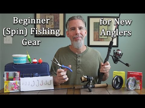 Beginner (Spin) Fishing Gear for New Anglers | ASMR