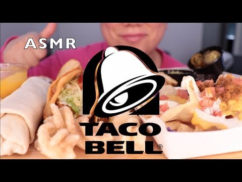ASMR *TACO BELL* QUESALUPA BIG BOX + NACHOS SUPREME |EATING SOUNDS| MUKBANG